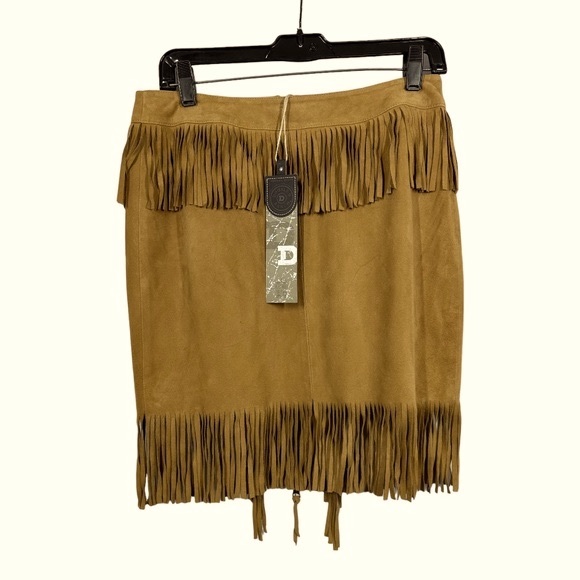 Fringe-tastic Double D Ranchwear Real Suede Fringe Skirt - Picture 12 of 14